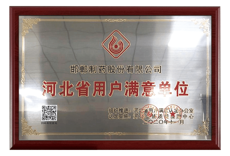 2020年河北省用戶(hù)滿(mǎn)意單位